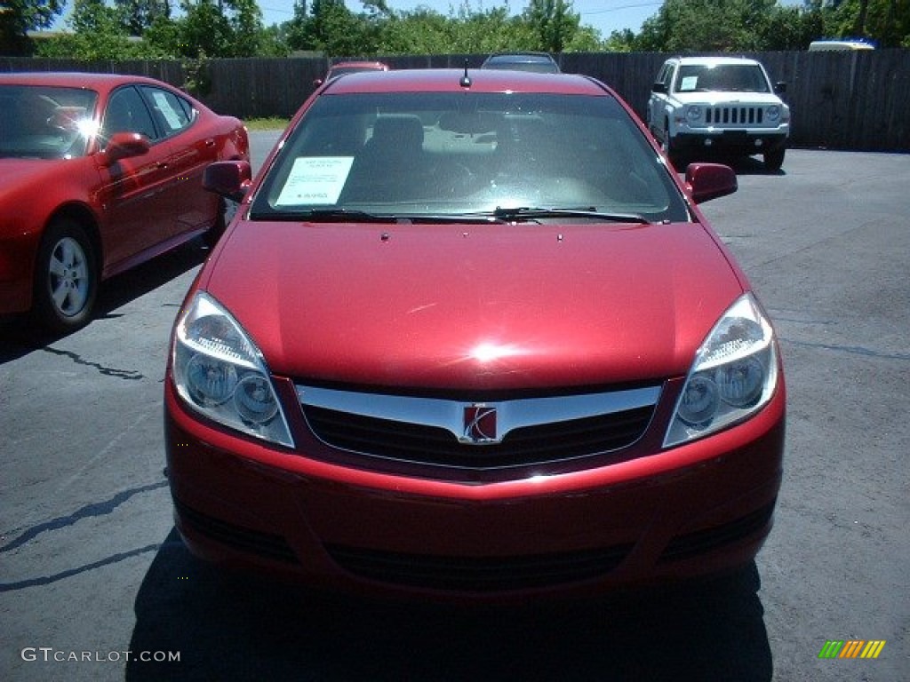 2007 Aura XE - Berry Red / Gray photo #2