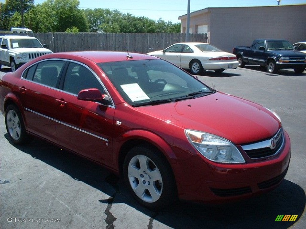 2007 Aura XE - Berry Red / Gray photo #3