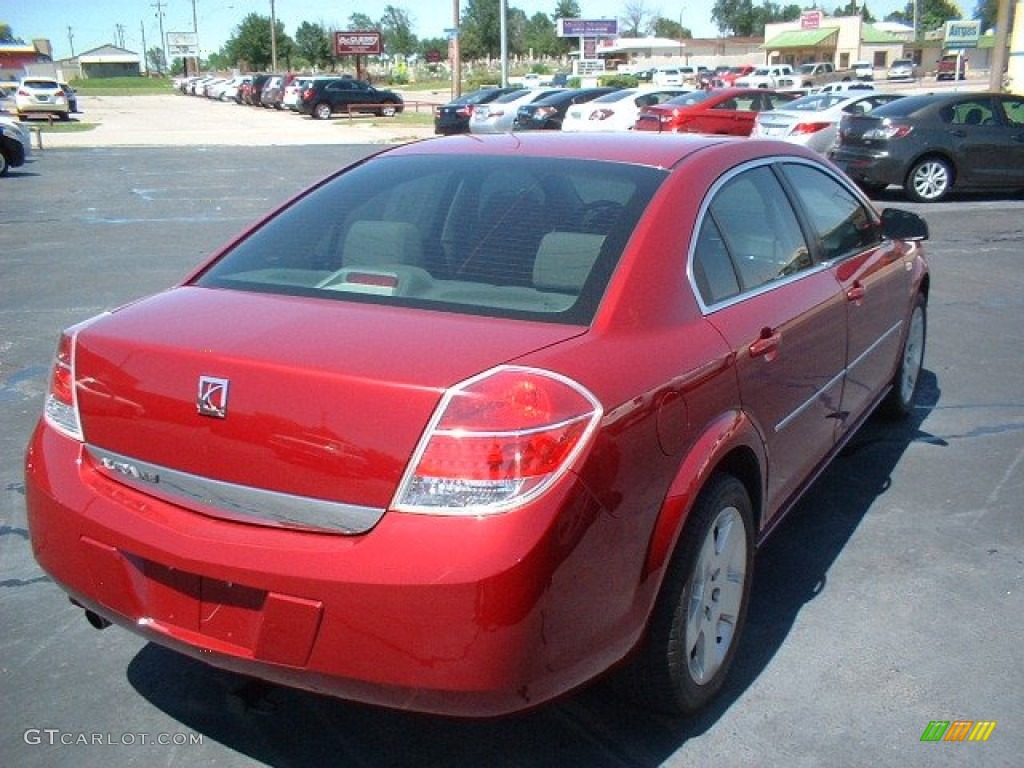 2007 Aura XE - Berry Red / Gray photo #4