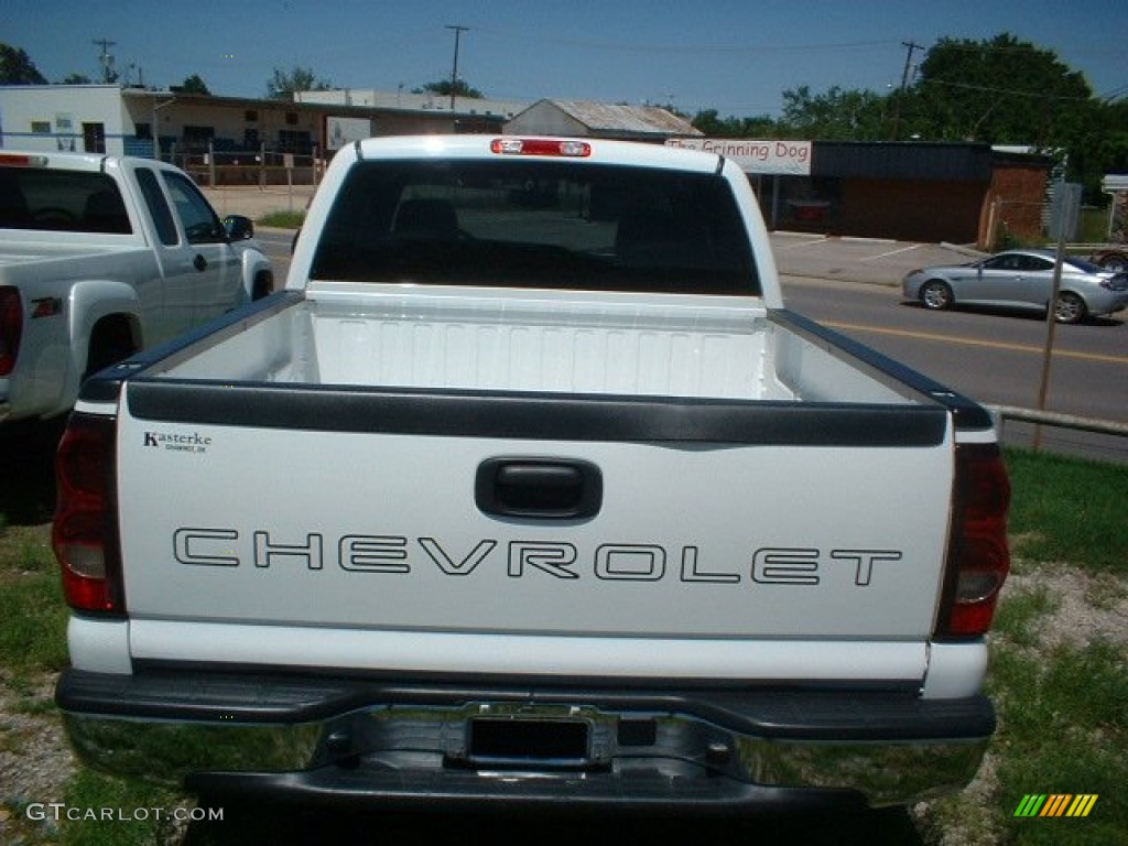 2005 Silverado 1500 LS Extended Cab - Summit White / Dark Charcoal photo #4