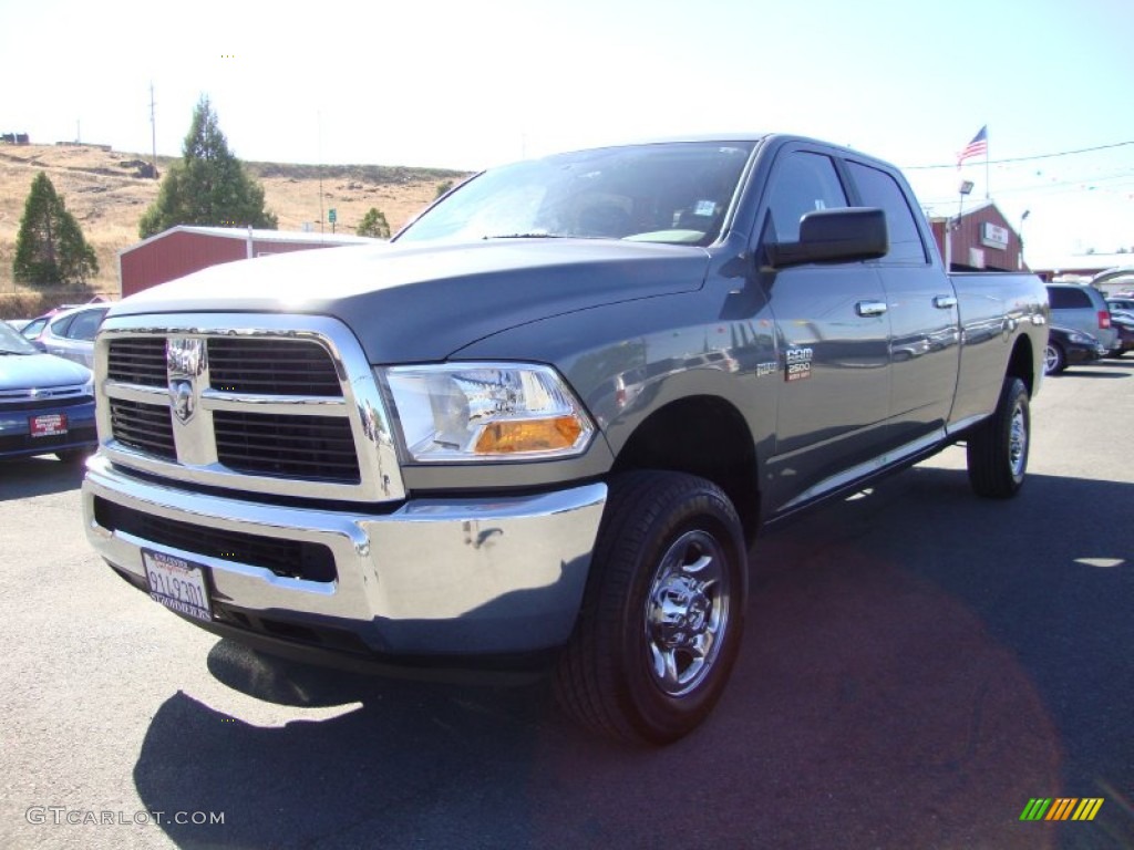 2012 Ram 2500 HD SLT Crew Cab 4x4 - Mineral Gray Metallic / Dark Slate/Medium Graystone photo #3