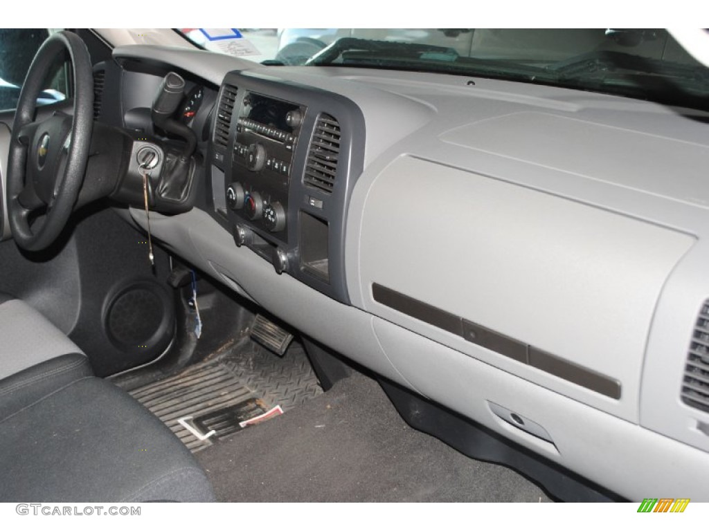 2008 Silverado 1500 LS Extended Cab - Silver Birch Metallic / Dark Titanium photo #22