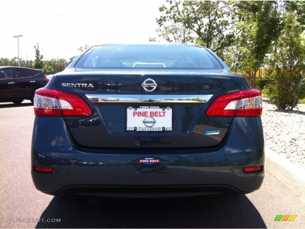2013 Sentra S - Graphite Blue / Charcoal photo #6