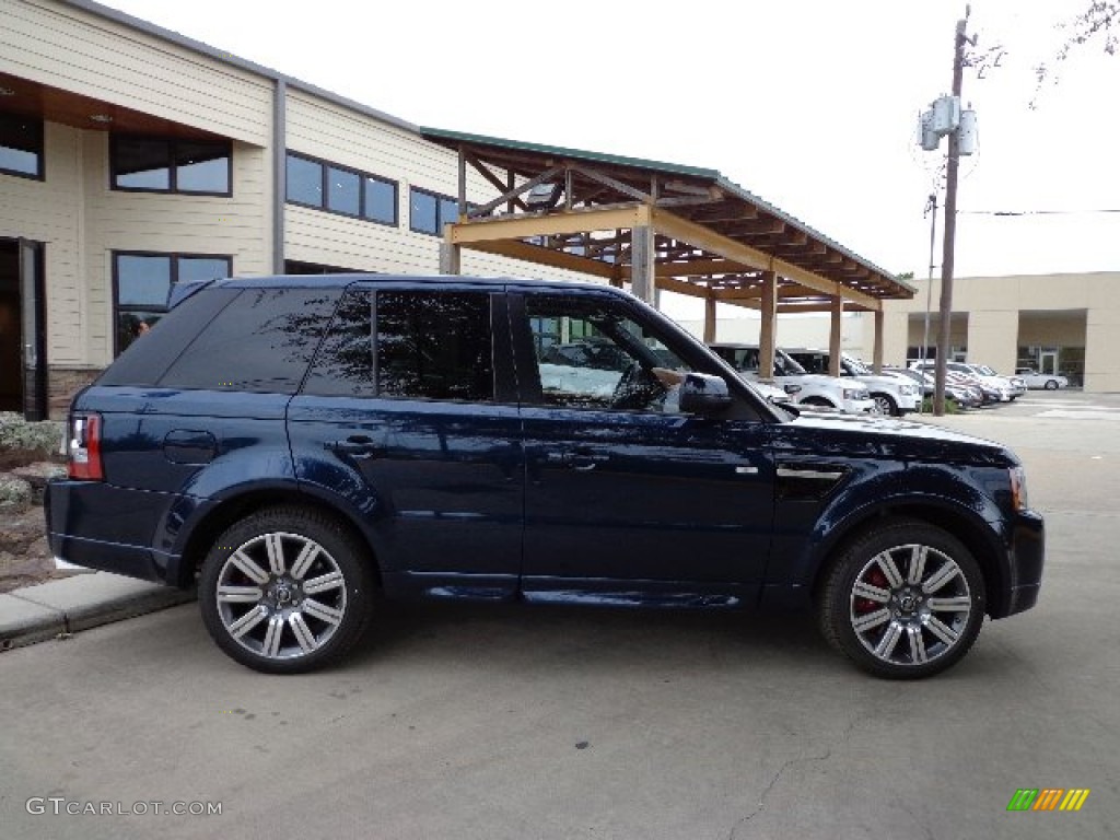 Baltic Blue Metallic 2013 Land Rover Range Rover Sport Supercharged Exterior Photo #81761457