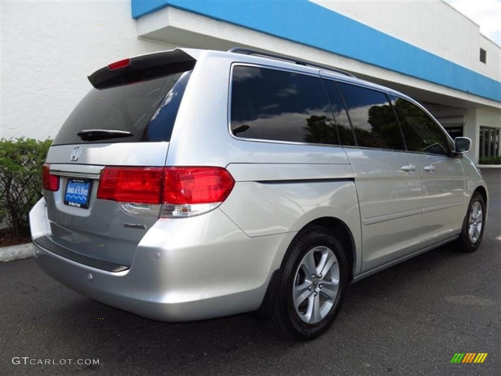 2010 Odyssey Touring - Alabaster Silver Metallic / Gray photo #3