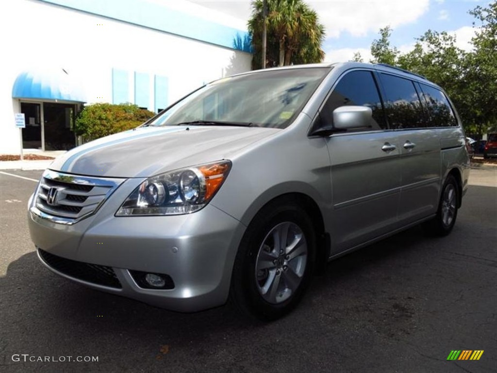 2010 Odyssey Touring - Alabaster Silver Metallic / Gray photo #7