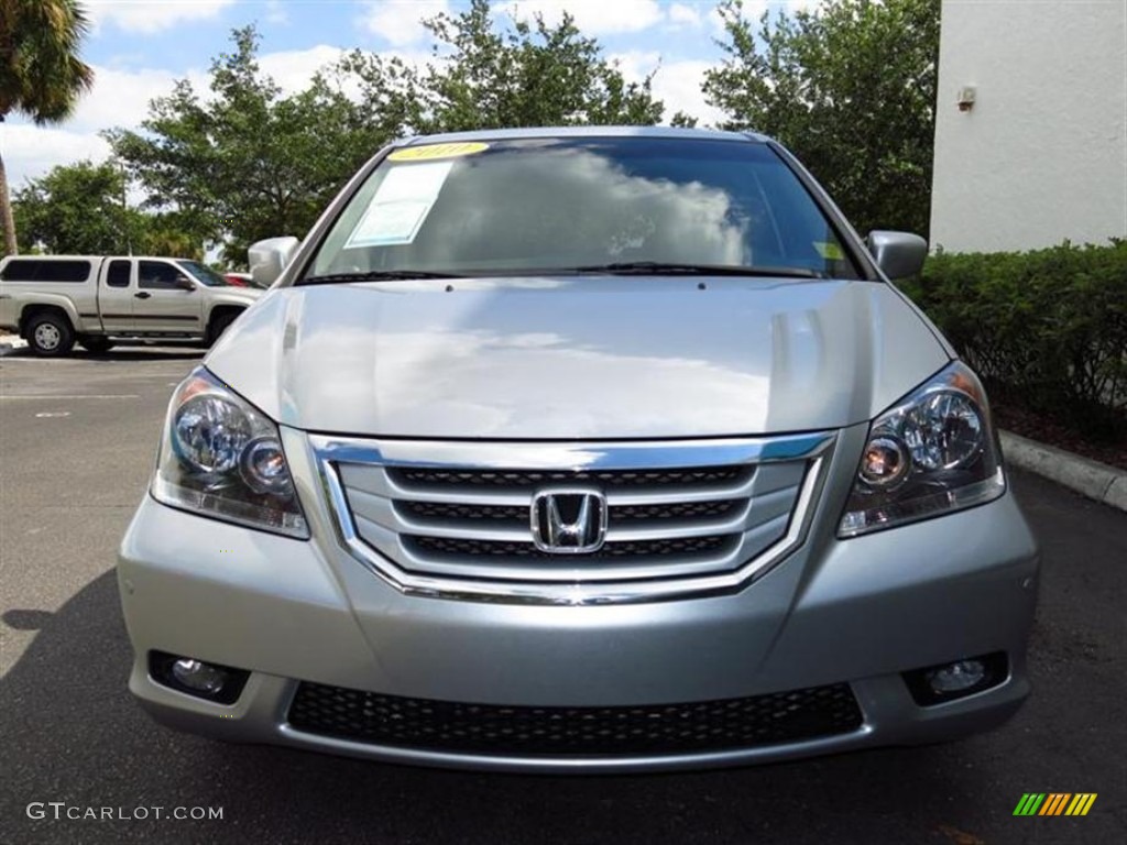 2010 Odyssey Touring - Alabaster Silver Metallic / Gray photo #8