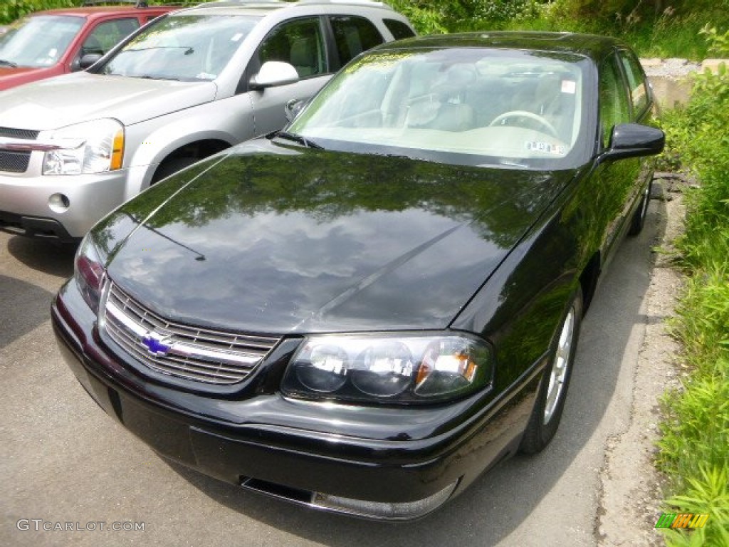 2004 Impala LS - Black / Neutral Beige photo #4