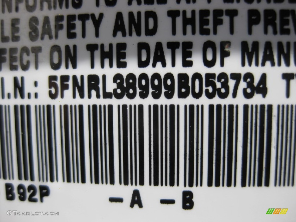 2009 Odyssey Touring - Nighthawk Black Pearl / Black photo #25