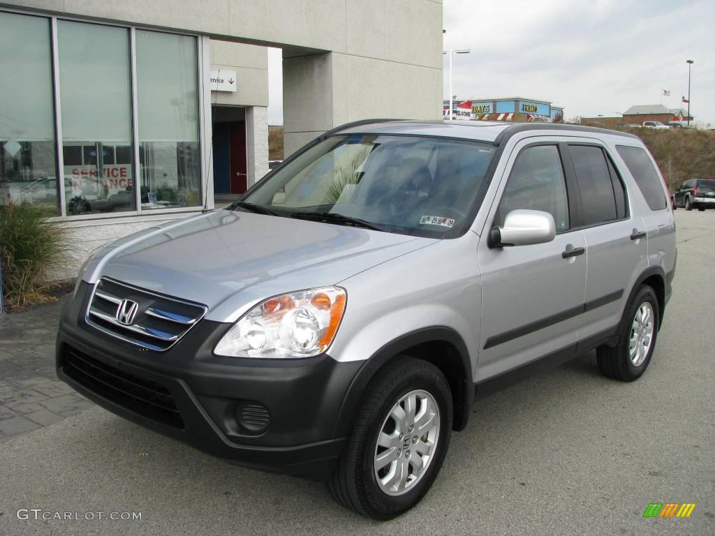 2006 CR-V EX 4WD - Alabaster Silver Metallic / Black photo #2