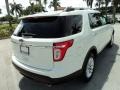 2011 White Suede Ford Explorer XLT  photo #6