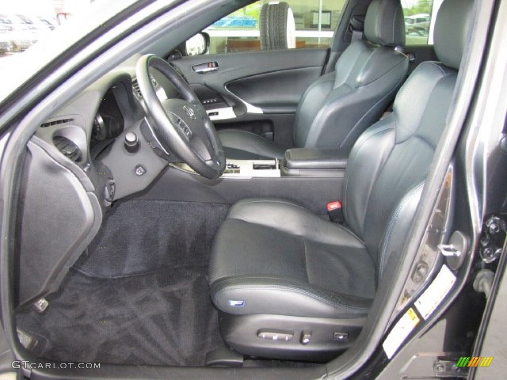 Black Interior 2008 Lexus IS F Photo #81765561