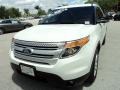 2011 White Suede Ford Explorer XLT  photo #14