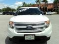 2011 White Suede Ford Explorer XLT  photo #15