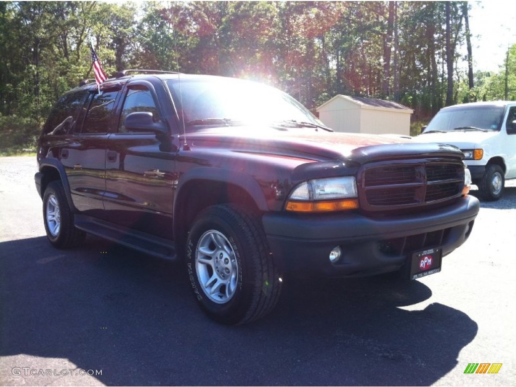 2003 Durango SXT 4x4 - Deep Molten Red Pearlcoat / Dark Slate Gray photo #3