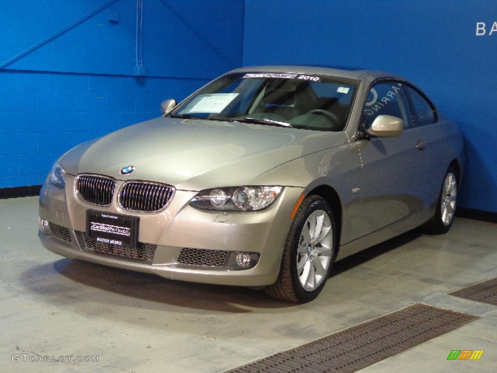 2010 3 Series 335i xDrive Coupe - Platinum Bronze Metallic / Black photo #3