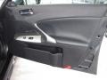 Black 2008 Lexus IS F Door Panel