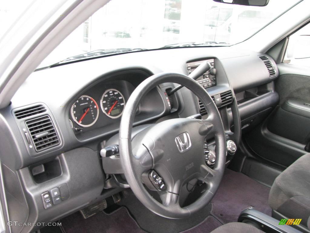 2006 CR-V EX 4WD - Alabaster Silver Metallic / Black photo #14