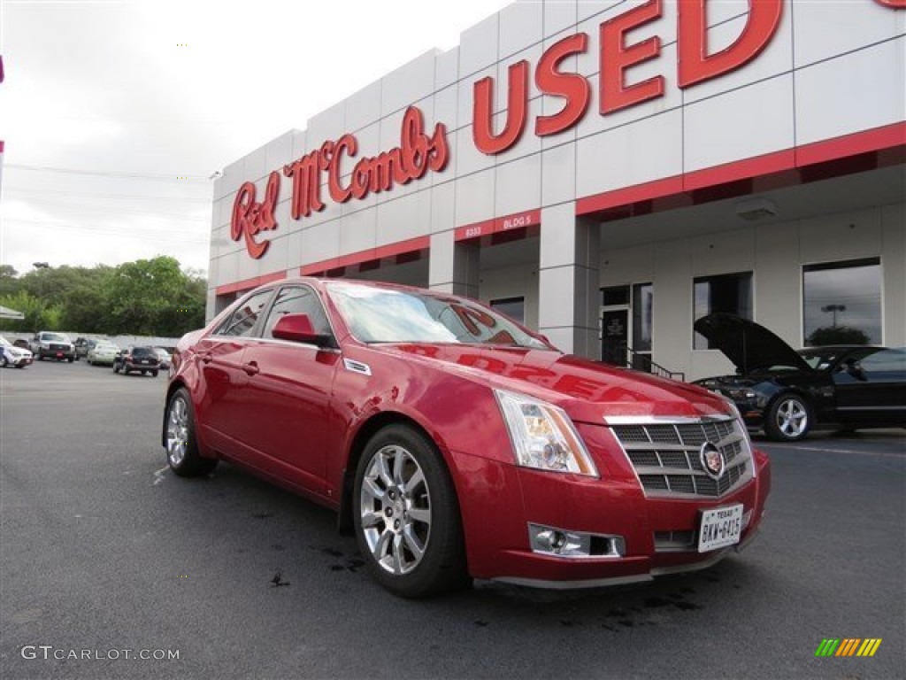 Crystal Red Cadillac CTS