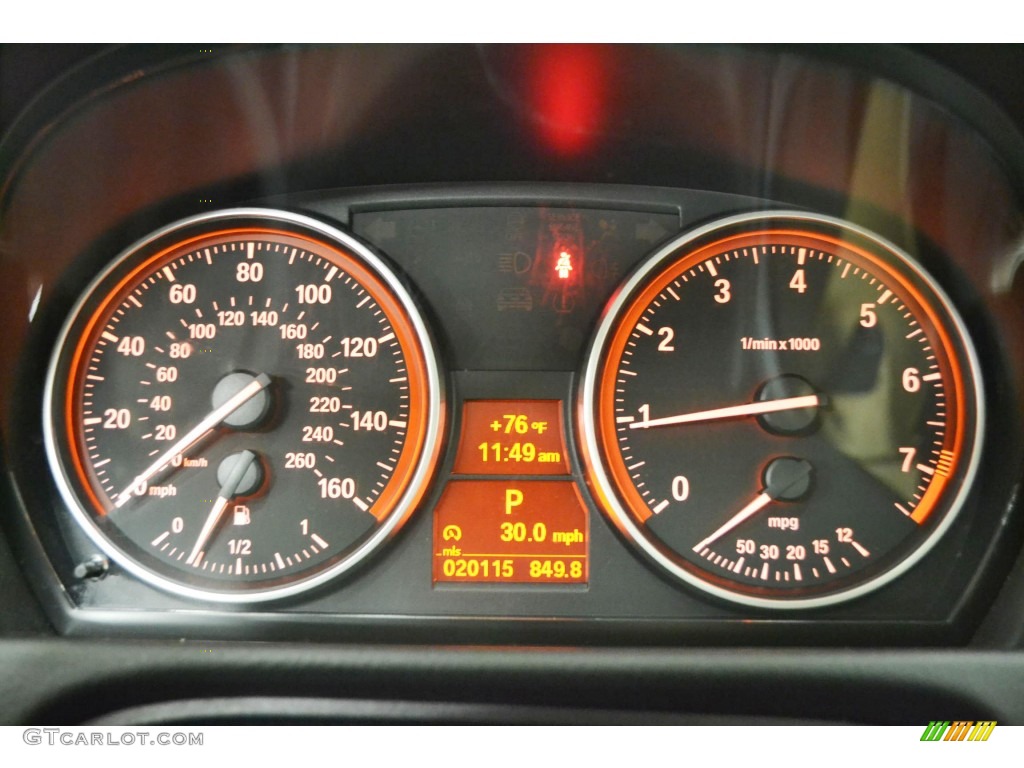 2011 BMW 3 Series 328i Sedan Gauges Photo #81767124
