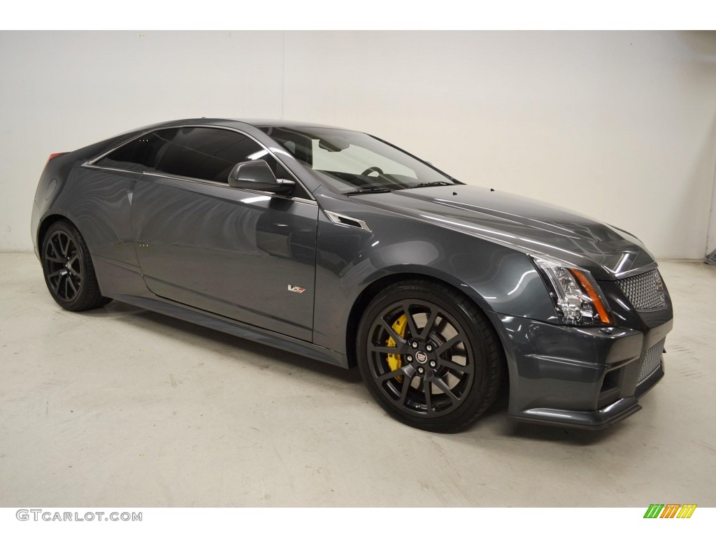 Thunder Gray ChromaFlair 2011 Cadillac CTS -V Coupe Exterior Photo #81767373