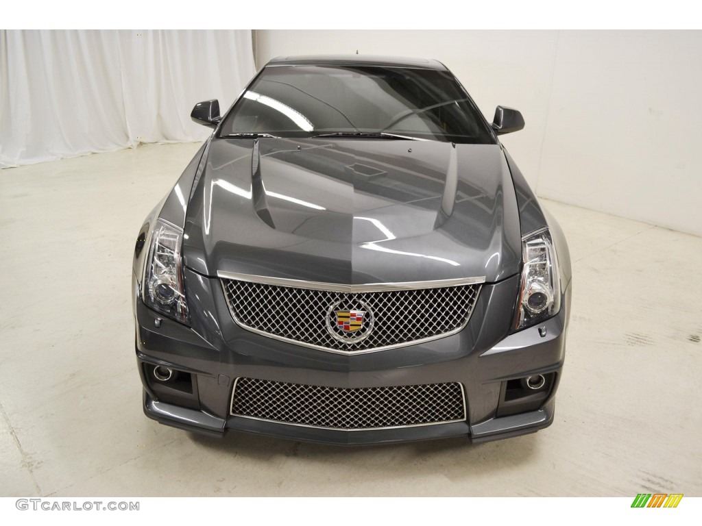 Thunder Gray ChromaFlair 2011 Cadillac CTS -V Coupe Exterior Photo #81767454