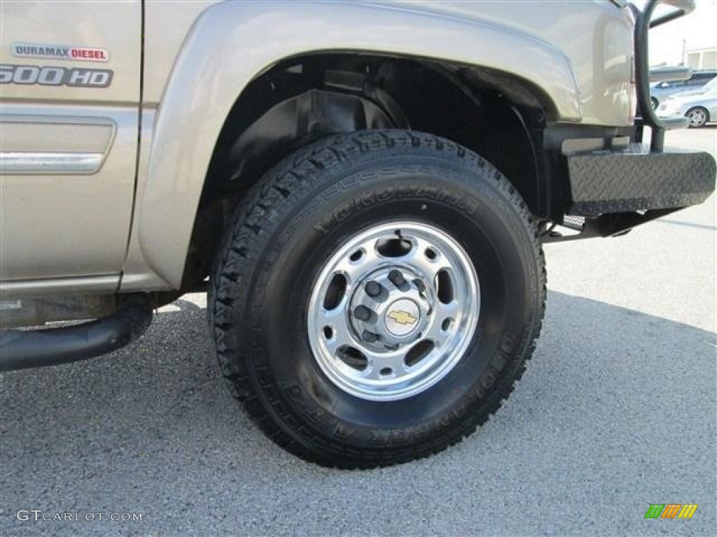 2005 Silverado 2500HD LS Crew Cab 4x4 - Sandstone Metallic / Tan photo #7