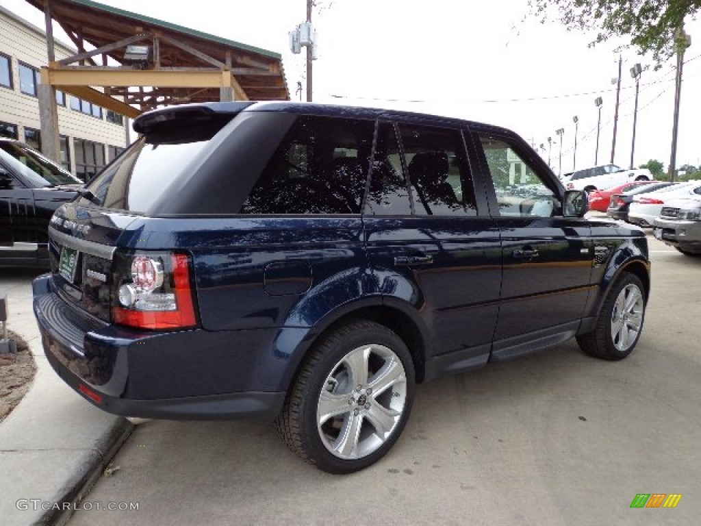 2013 Range Rover Sport HSE - Baltic Blue Metallic / Tan photo #11