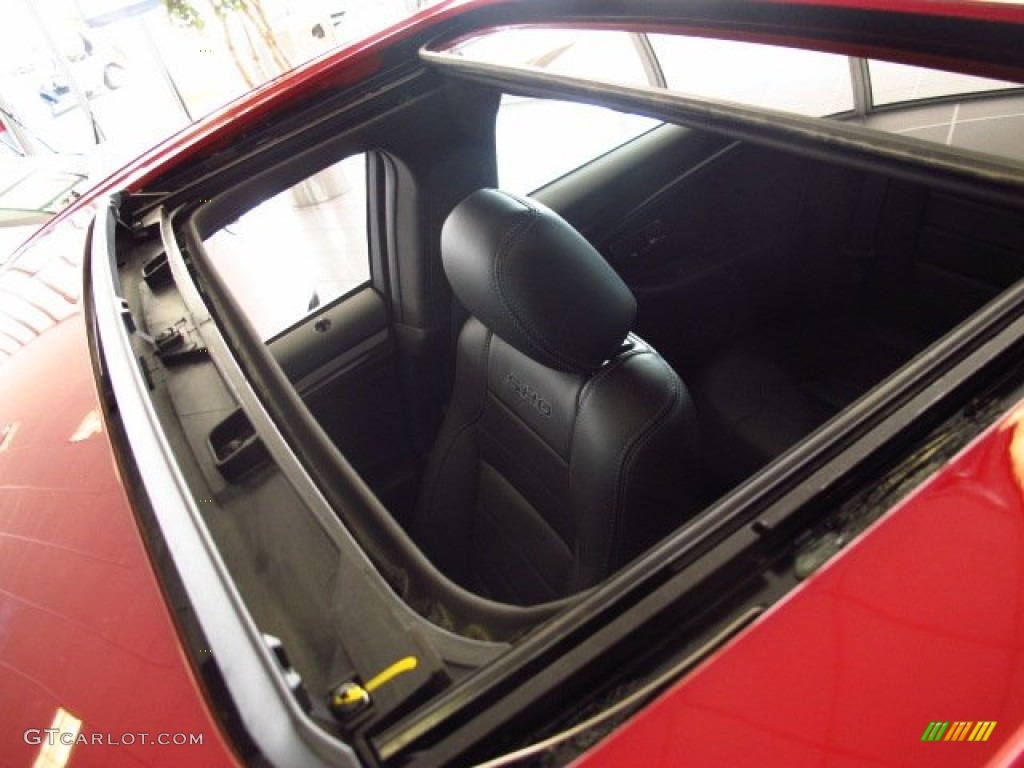 2013 Taurus SHO AWD - Ruby Red Metallic / SHO Charcoal Black Leather photo #12