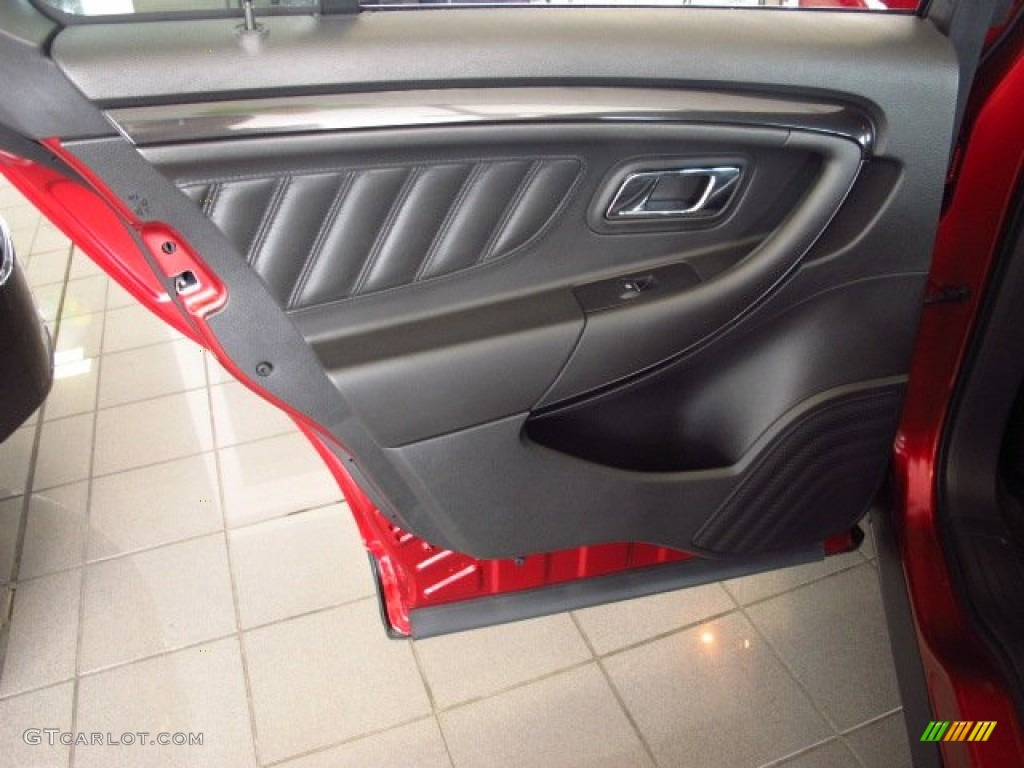 2013 Taurus SHO AWD - Ruby Red Metallic / SHO Charcoal Black Leather photo #15