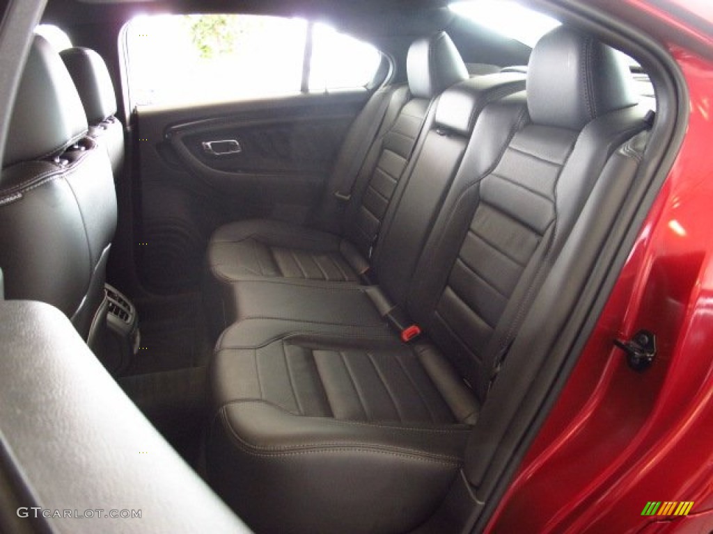 2013 Taurus SHO AWD - Ruby Red Metallic / SHO Charcoal Black Leather photo #16