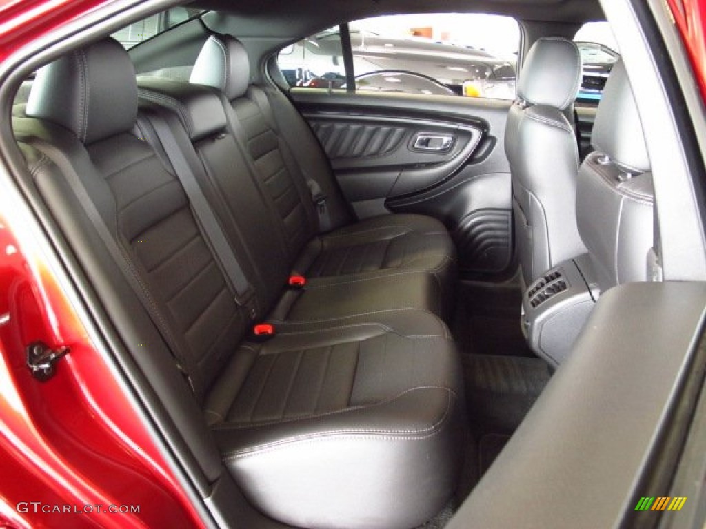 2013 Taurus SHO AWD - Ruby Red Metallic / SHO Charcoal Black Leather photo #18