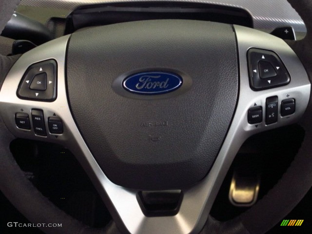 2013 Taurus SHO AWD - Ruby Red Metallic / SHO Charcoal Black Leather photo #26