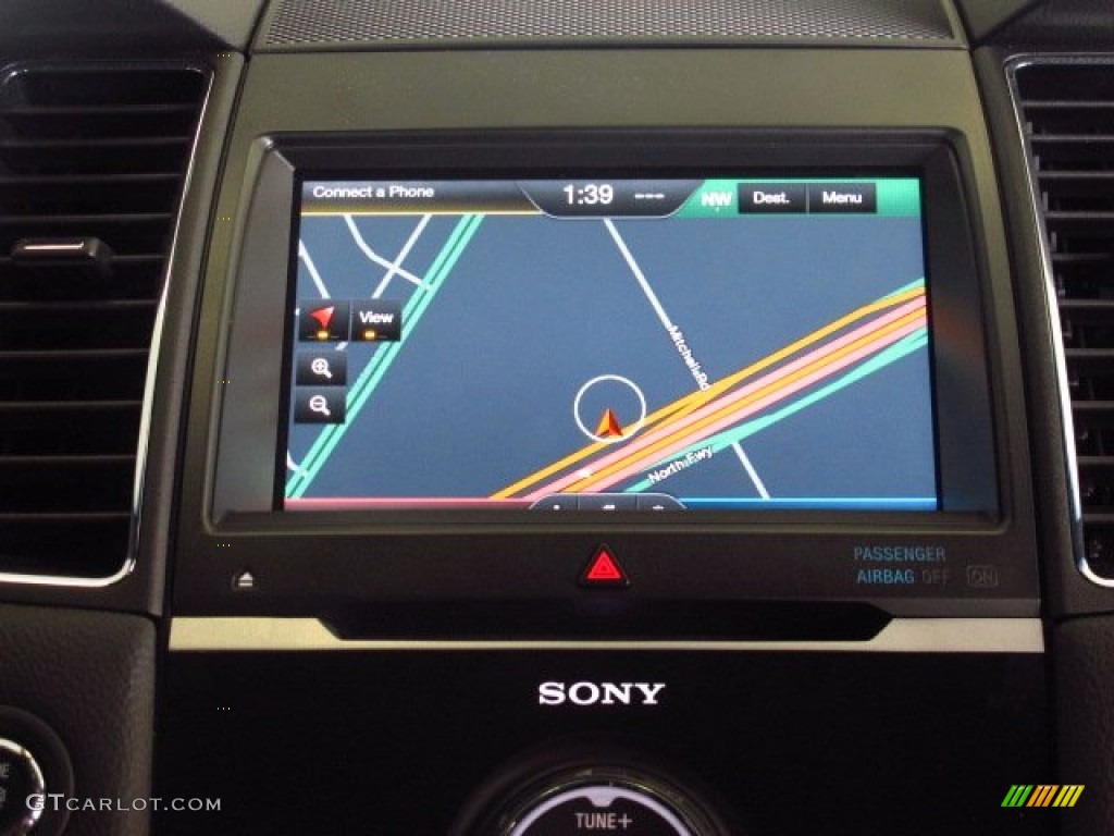 2013 Taurus SHO AWD - Ruby Red Metallic / SHO Charcoal Black Leather photo #31