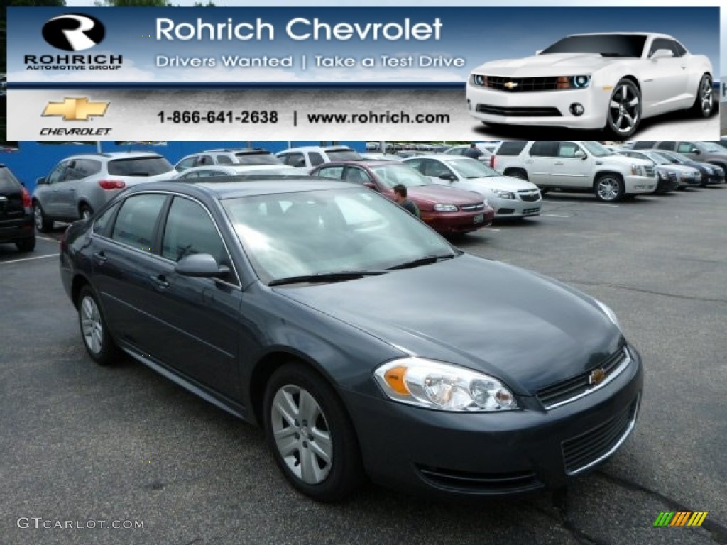 2011 Impala LS - Cyber Gray Metallic / Ebony photo #1