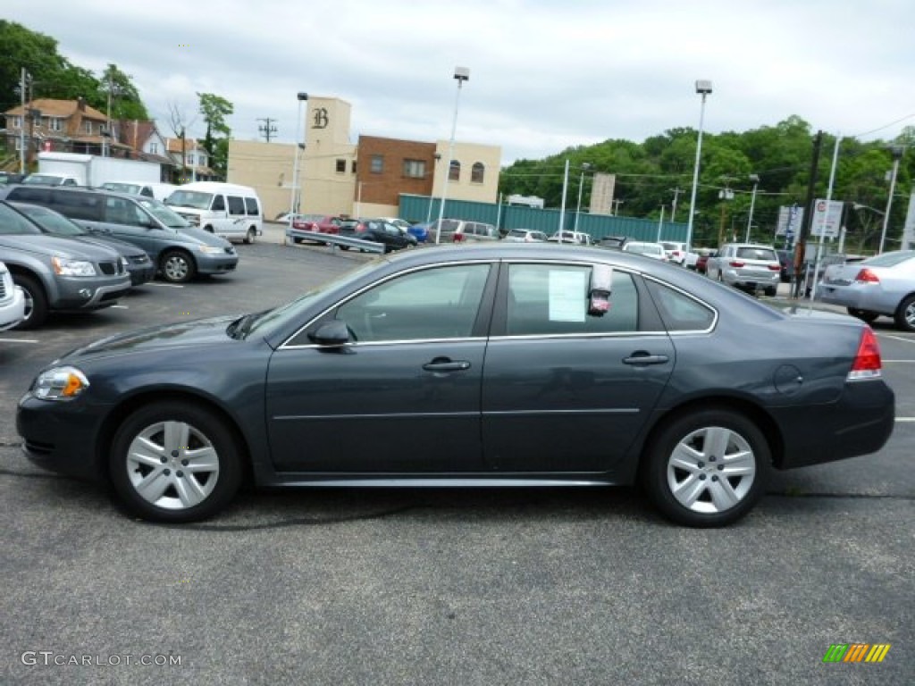 2011 Impala LS - Cyber Gray Metallic / Ebony photo #2
