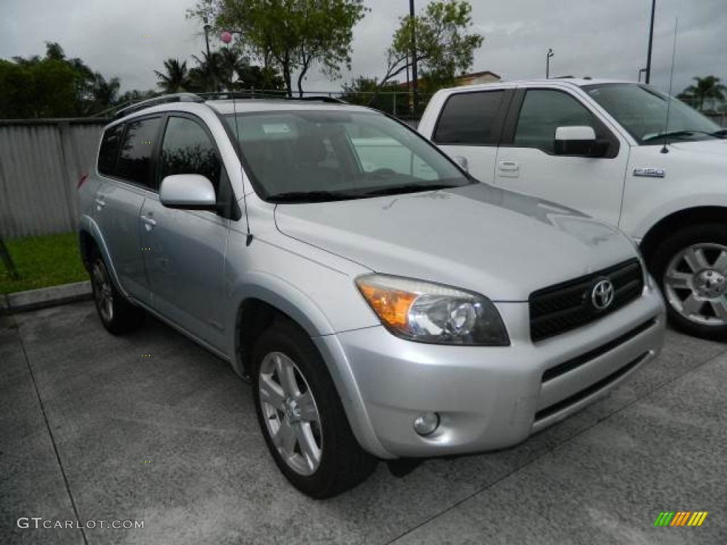 2007 RAV4 Sport - Classic Silver Metallic / Black photo #2