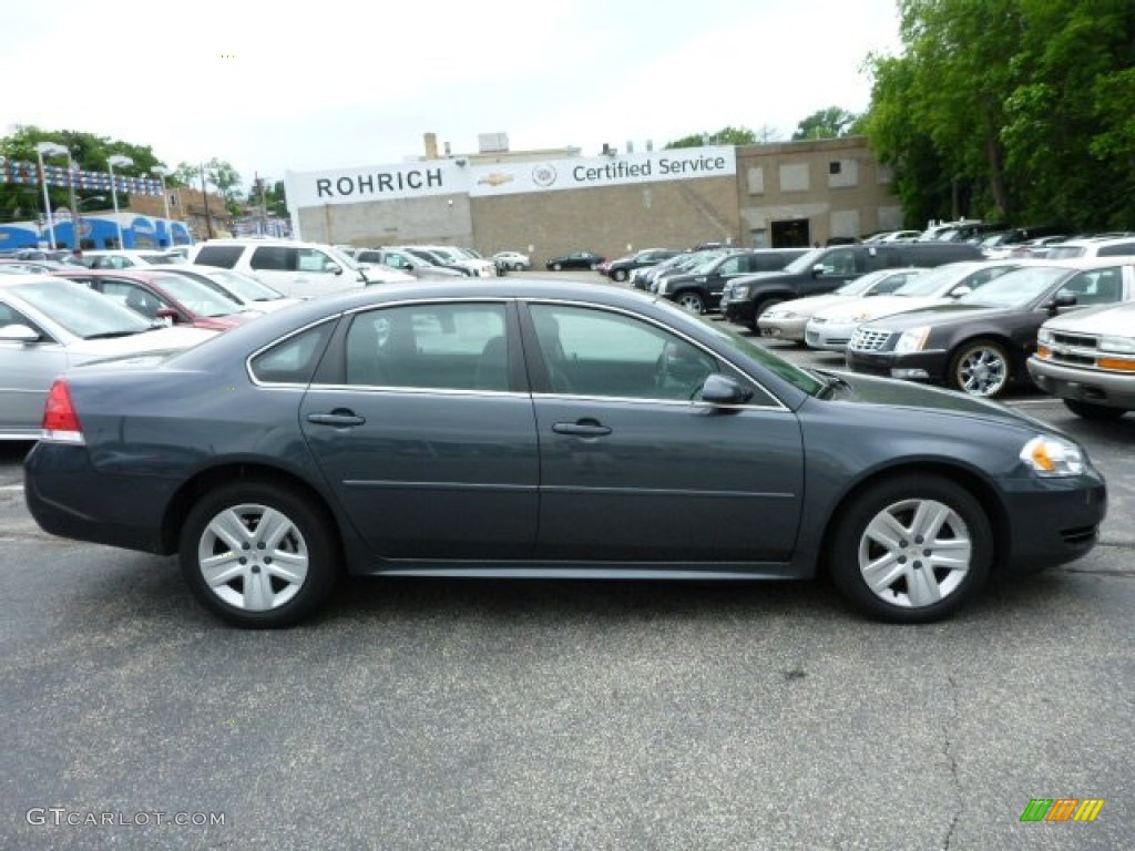 2011 Impala LS - Cyber Gray Metallic / Ebony photo #10