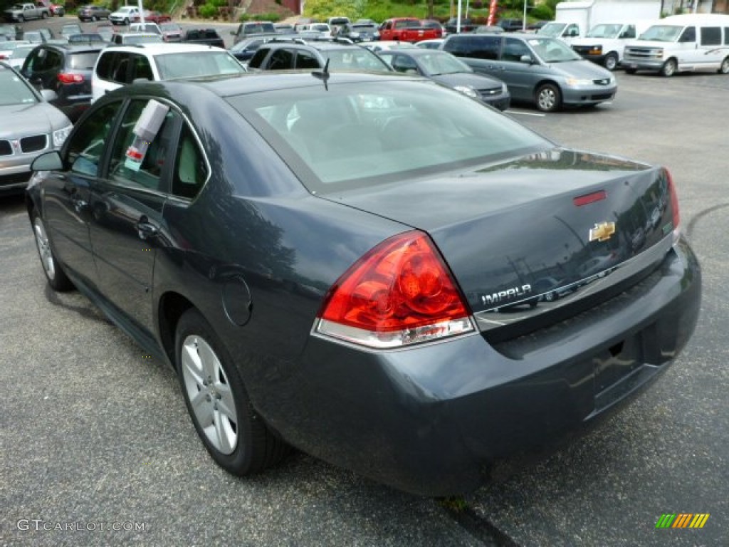 2011 Impala LS - Cyber Gray Metallic / Ebony photo #13
