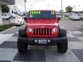 2012 Flame Red Jeep Wrangler Unlimited Sport 4x4  photo #2