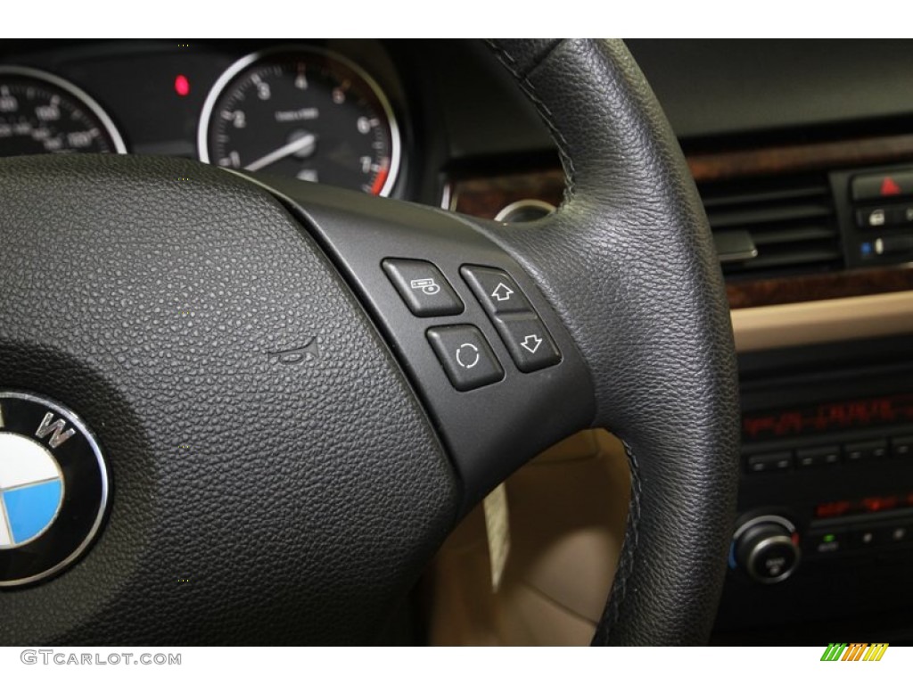 2010 3 Series 328i Sedan - Jet Black / Beige photo #23