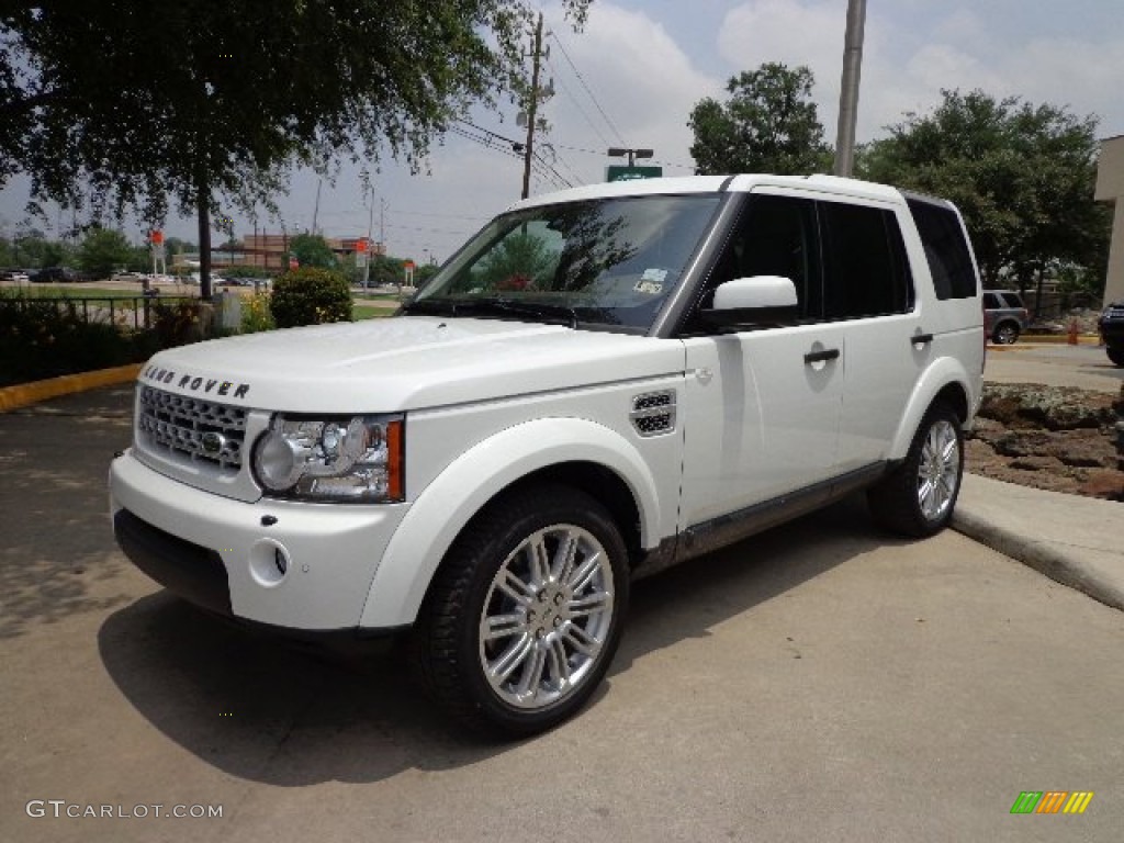 Fuji White 2013 Land Rover LR4 HSE LUX Exterior Photo #81771171