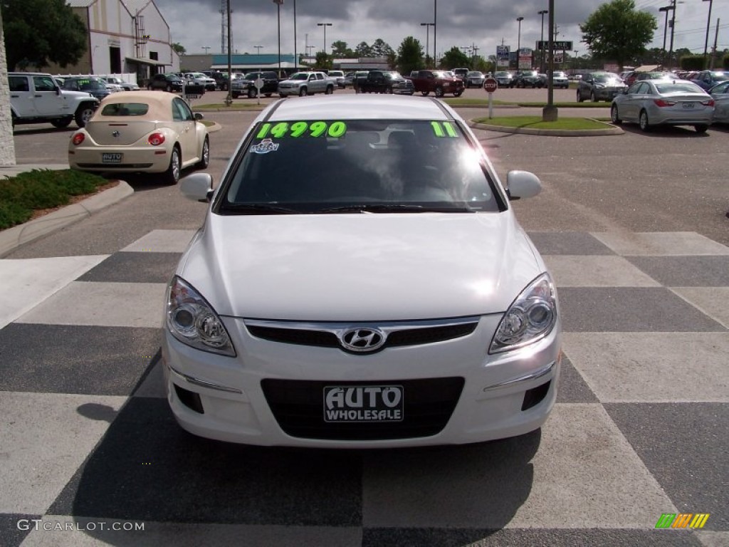2011 Elantra Touring GLS - Polar White / Black photo #2