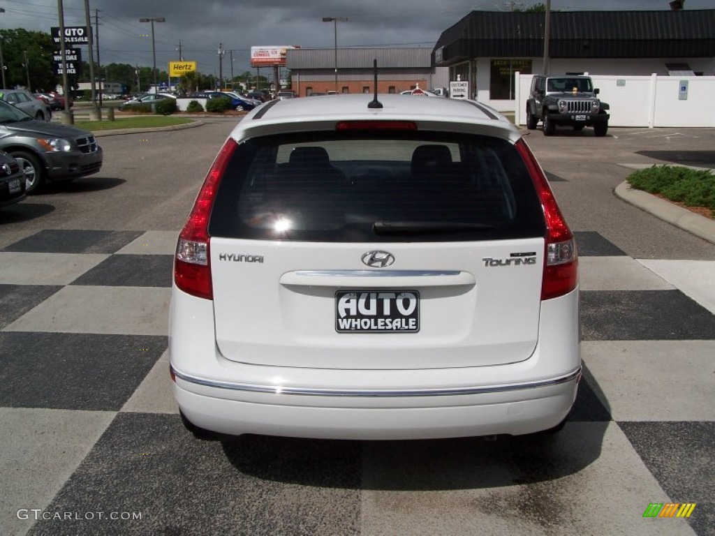 2011 Elantra Touring GLS - Polar White / Black photo #4