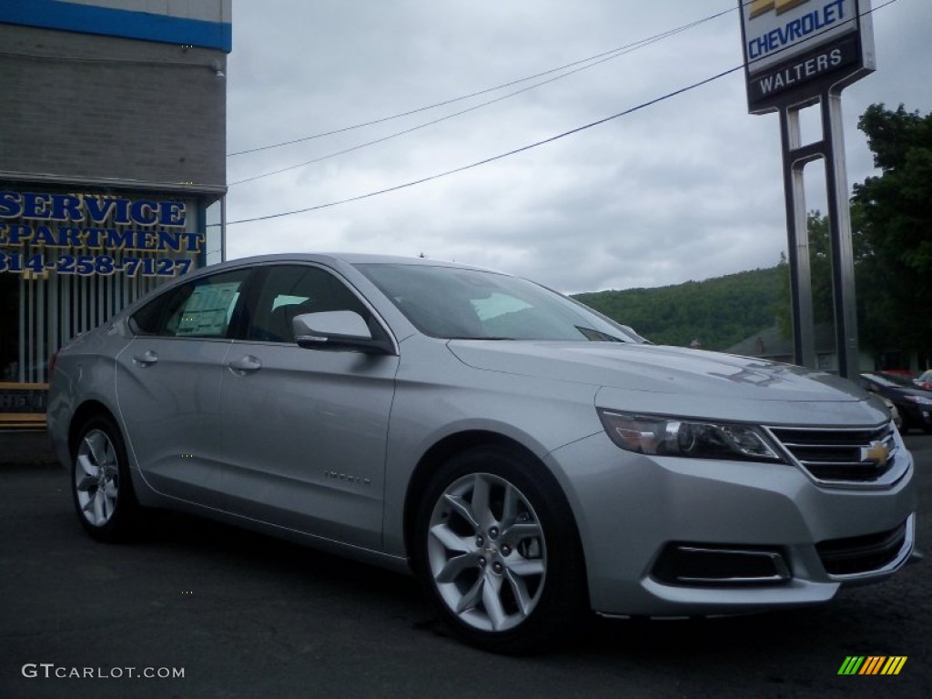 2014 Impala LT - Silver Ice Metallic / Jet Black/Dark Titanium photo #3