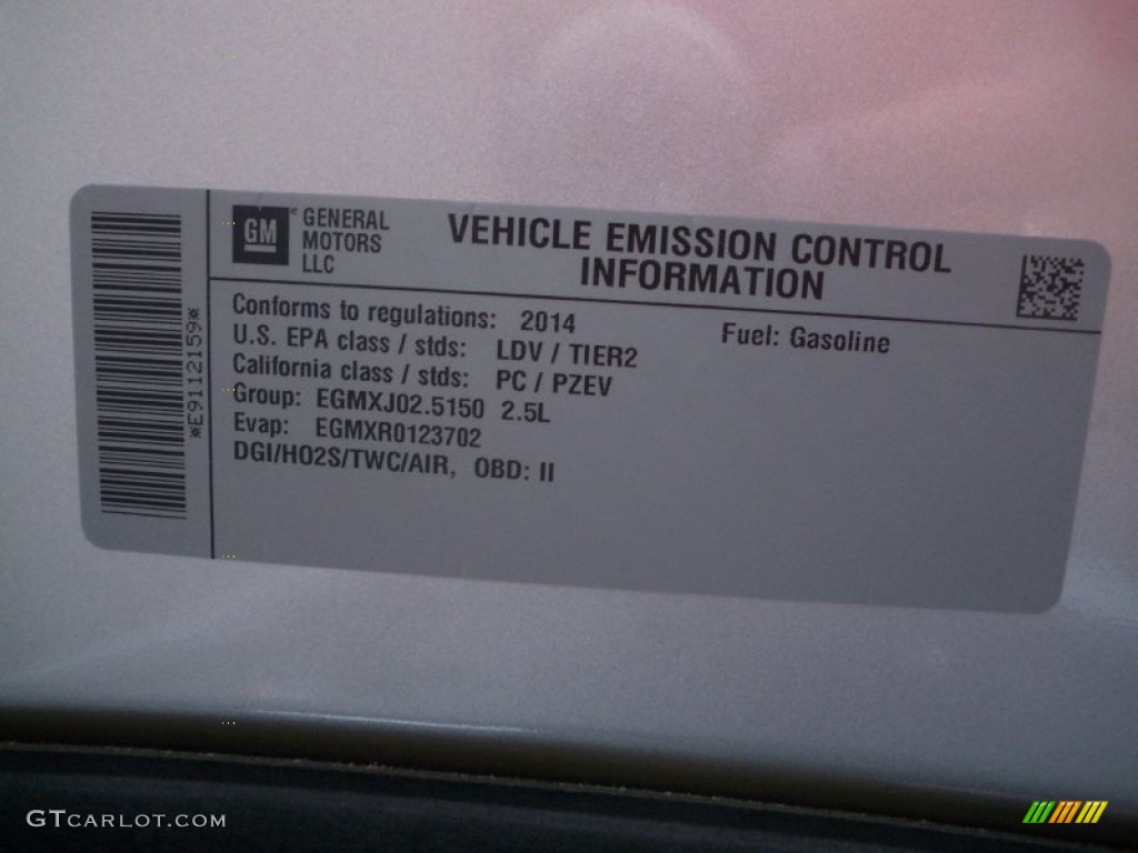 2014 Impala LT - Silver Ice Metallic / Jet Black/Dark Titanium photo #13