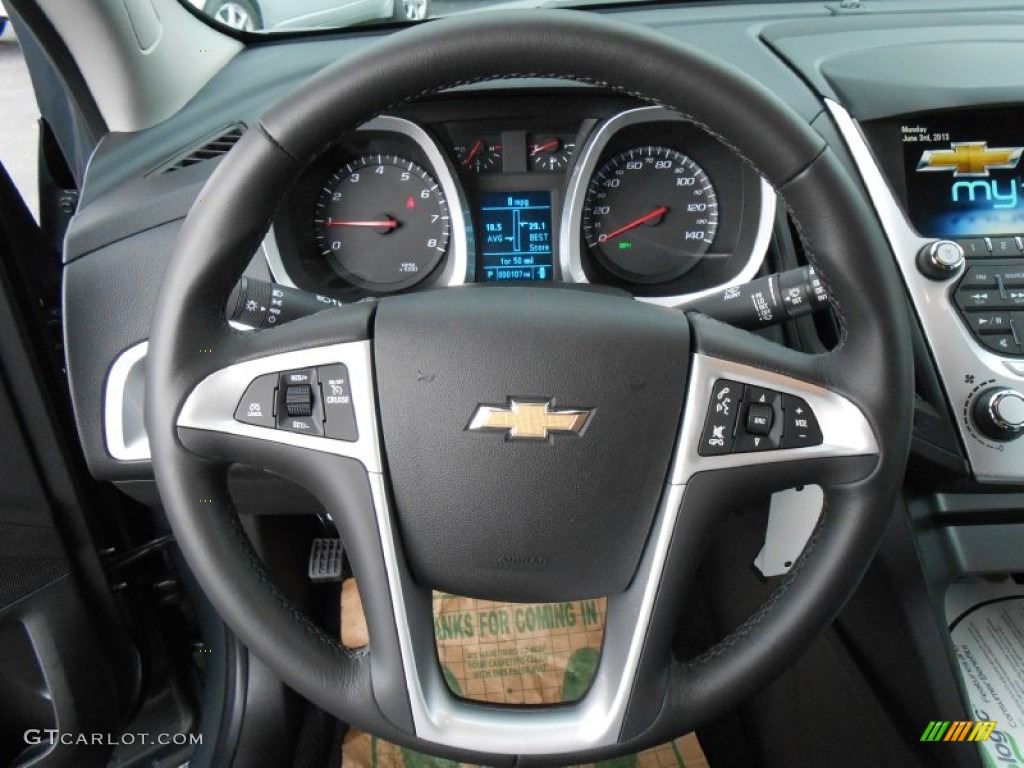 2013 Equinox LT AWD - Steel Green Metallic / Jet Black photo #13