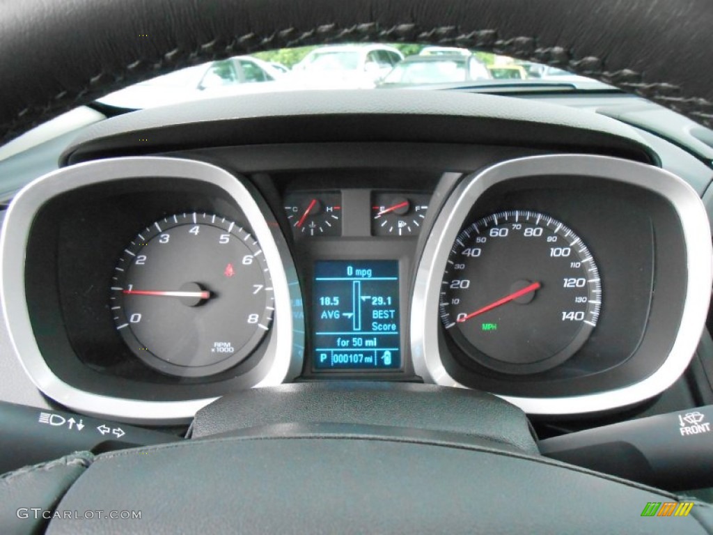 2013 Equinox LT AWD - Steel Green Metallic / Jet Black photo #14