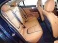 2013 Jaguar XF London Tan/Navy Interior Rear Seat Photo