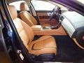 2013 Jaguar XF London Tan/Navy Interior Front Seat Photo